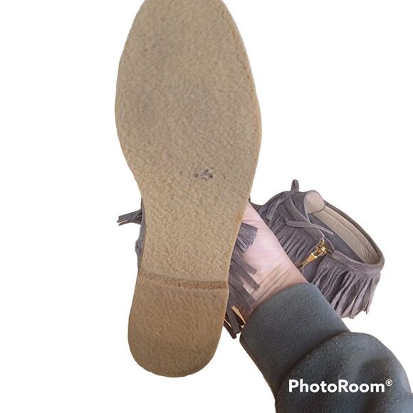 Kate Spade Bitsy Suede Fringe Booties. Size 10. - Picture 9 of 11